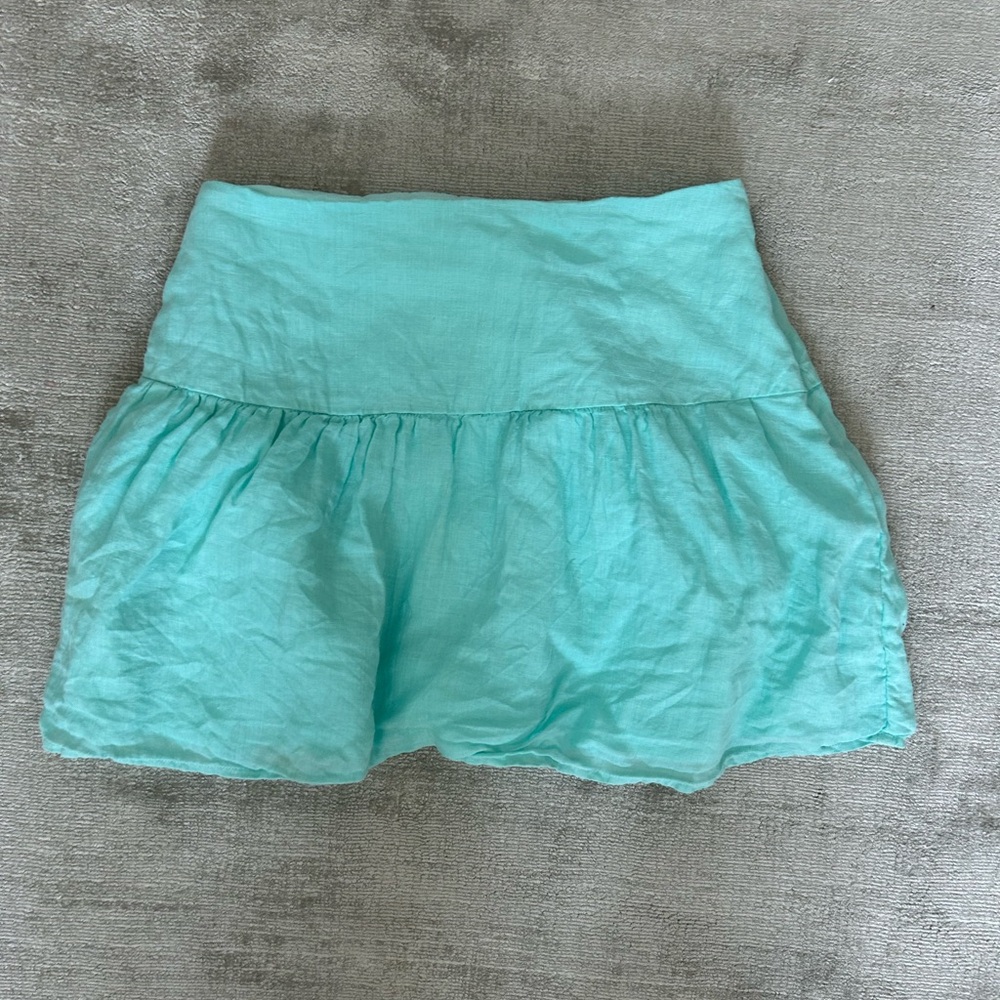 Vineyard Vines Linen Mini Skirt, size 0, like new condition